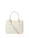 OSPREY LONDON Mini Adaline Leather Grab Bag, Dove