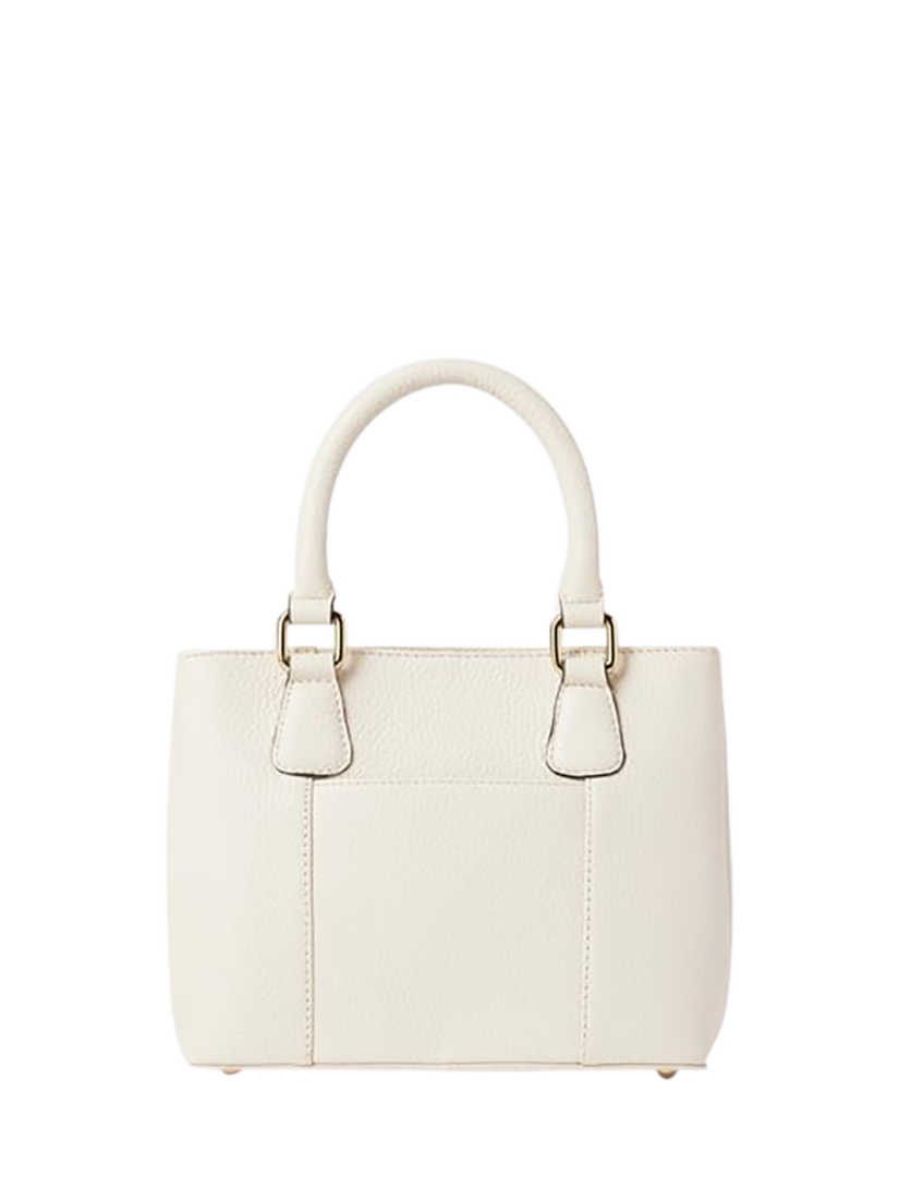 Product image 2 of 5, which shows OSPREY LONDON Mini Adaline Leather Grab Bag, Dove
