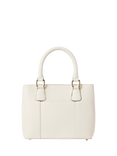 OSPREY LONDON Mini Adaline Leather Grab Bag, Dove