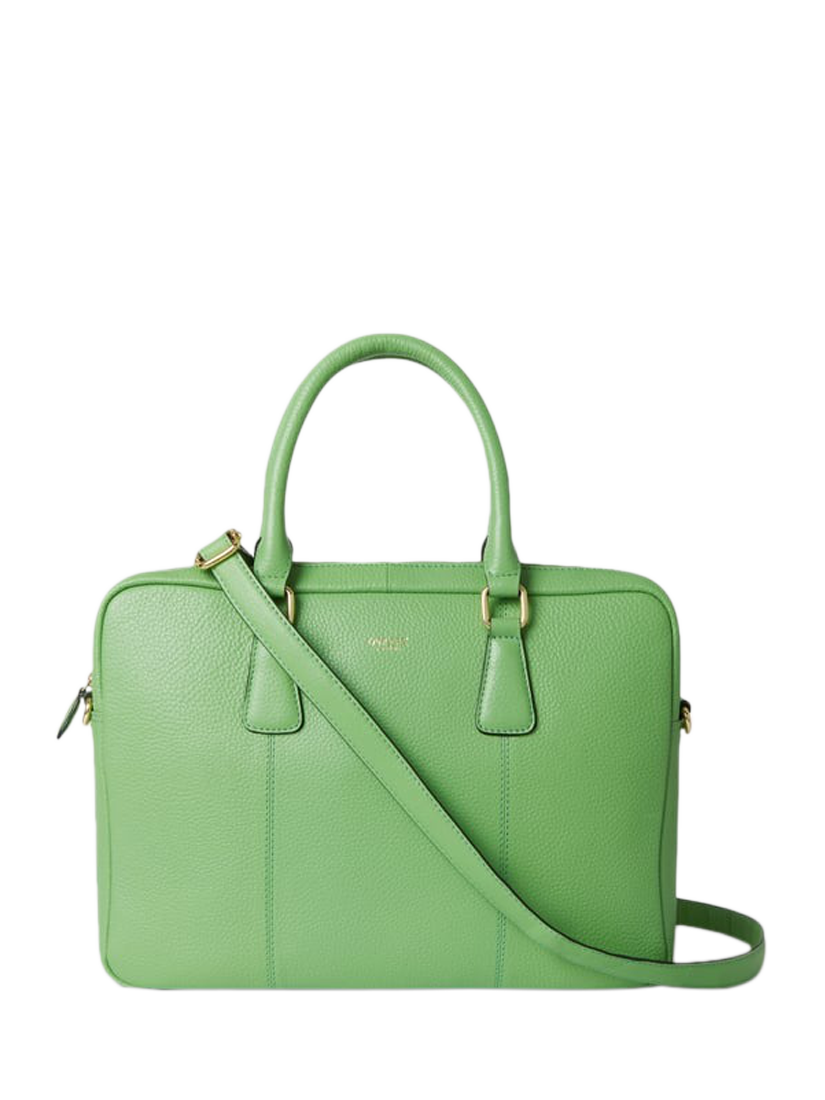 Product image 1 of 5, which shows OSPREY LONDON Adaline Leather Laptop Bag, Apple