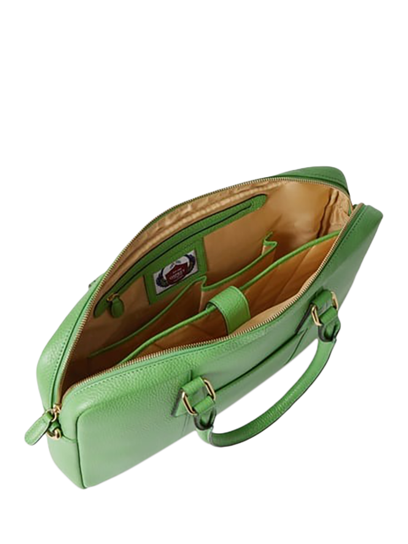 Product image 5 of 5, which shows OSPREY LONDON Adaline Leather Laptop Bag, Apple