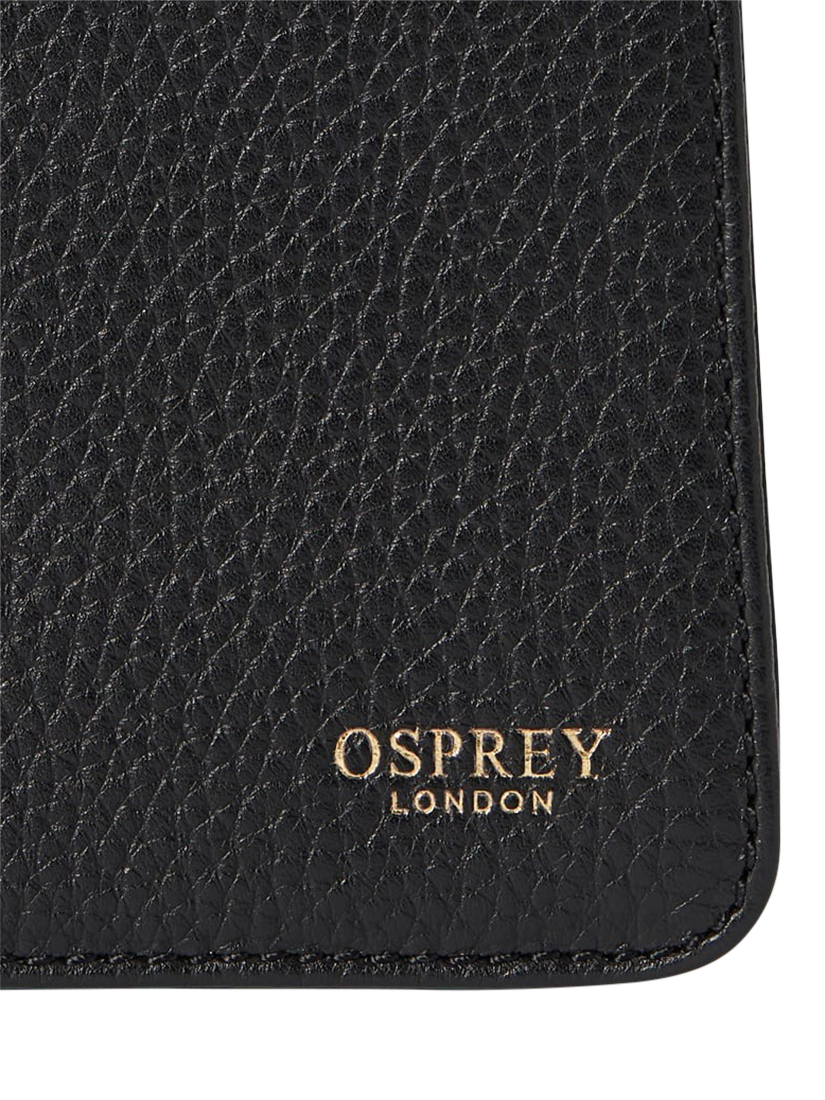 Product image 4 of 5, which shows OSPREY LONDON Harper Leather Grab Bag, Black