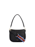 OSPREY LONDON Hendrix Leather Shoulder Bag, Black