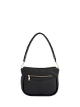OSPREY LONDON Hendrix Leather Shoulder Bag, Black