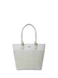 OSPREY LONDON Kellie Leather Tote Bag, Mist