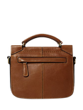 OSPREY LONDON Oxford Leather Micro Crossbody Bag, Tan
