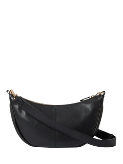 OSPREY LONDON Oxford Leather Sling Bag - view 2, Black