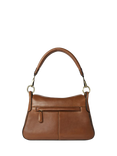 OSPREY LONDON Oxford Leather Small Shoulder Bag, Tan