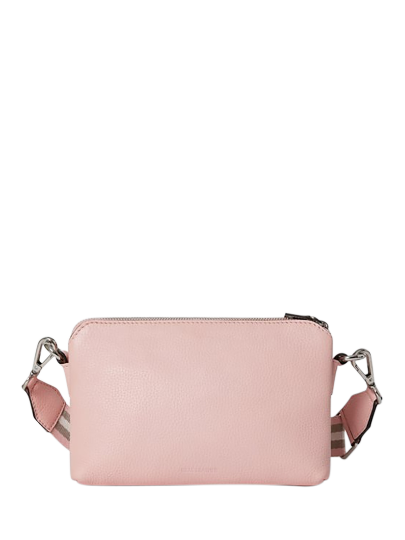 Product image 2 of 5, which shows OSPREY LONDON Stella Leather Crossbody Bag, Blush