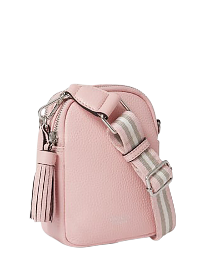 Product image 3 of 5, which shows OSPREY LONDON Stella Leather Phone Bag, Blush
