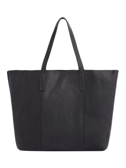 OSPREY LONDON Santa Fe Leather Tote Bag - view 2, Black