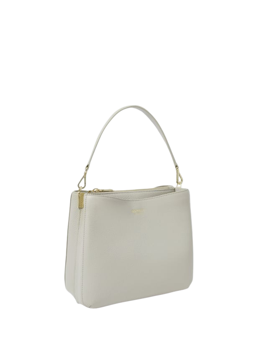 Product image 3 of 5, which shows OSPREY LONDON Winchester Leather Grab Bag, Taupe