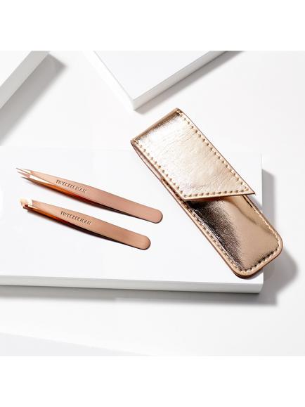 Tweezerman Petite Tweeze Set, Rose Gold - view 2, Rose Gold