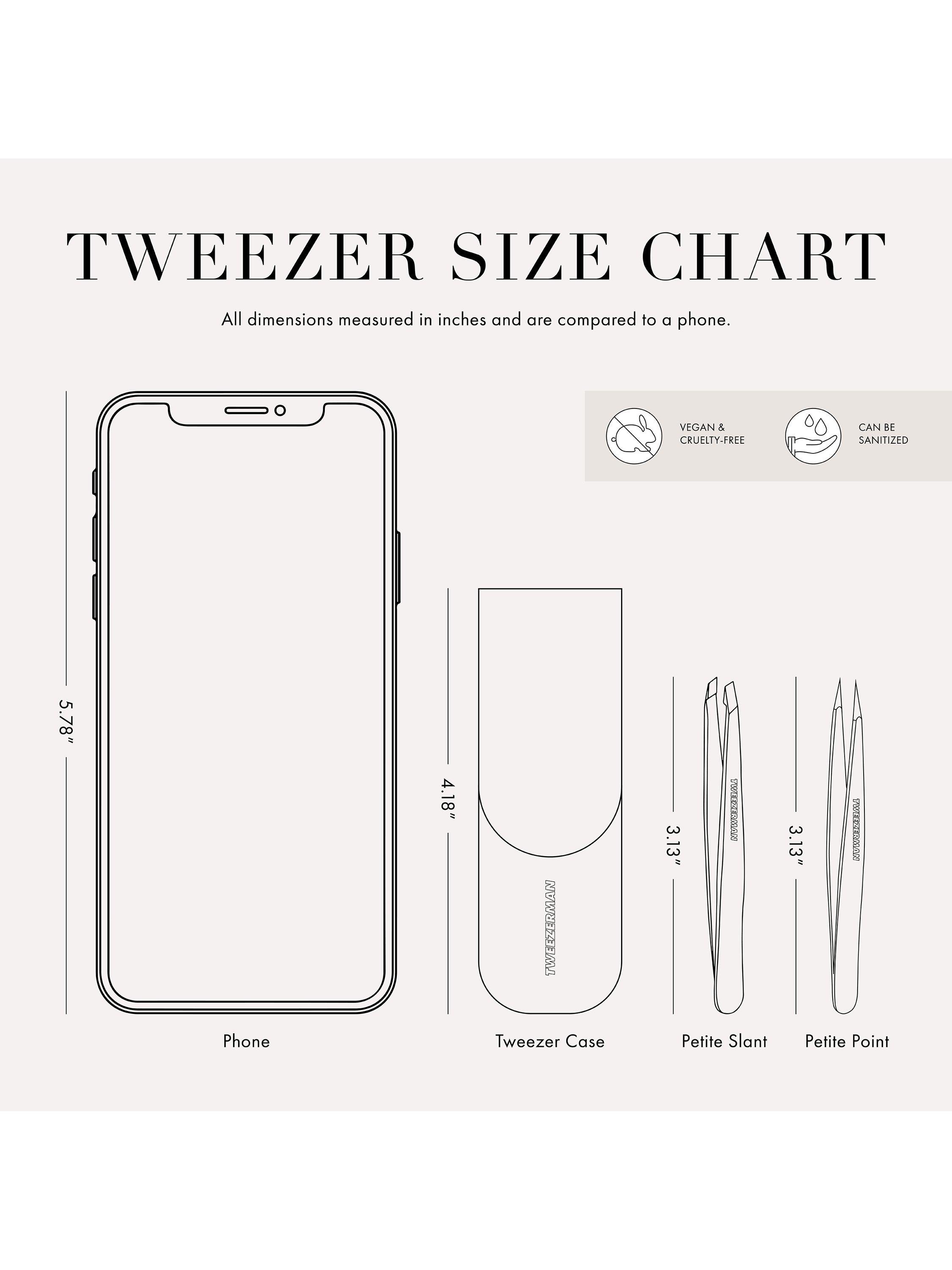 Product image 9 of 10, which shows Tweezerman Petite Tweeze Set, Rose Gold