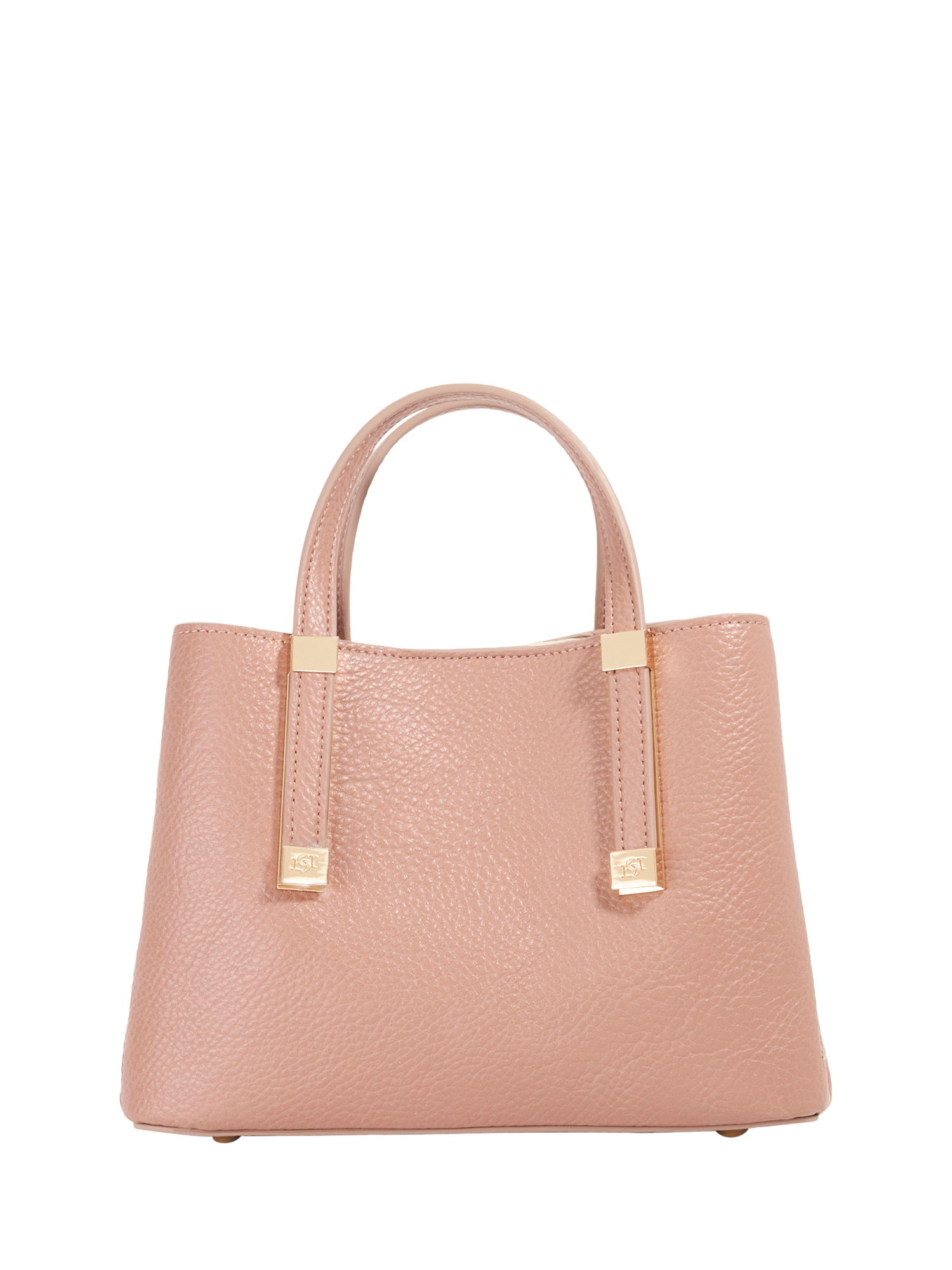 Product image 3 of 6, which shows Dune London Dinkydorry Suede Blend Tote Bag, Mink