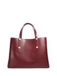 Dune London Dorry Textured Boxy Crossbody Bag, Burgundy