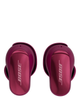 Bose QuietComfort Ultra Earbuds (2nd Gen) True Wireless Bluetooth In-Ear Headphones with Noise Cancellation, Black, Plum