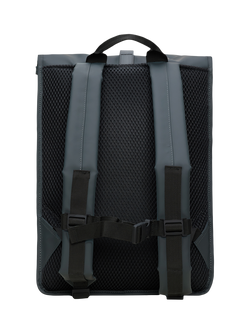 Rains Waterproof Rolltop Rucksack, 17L, Grey - view 2, 124 Lagoon