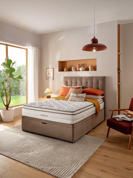 Silentnight Sleep Retreat Memory Cool™ 2500 Mirapocket® Spring Mattress, Medium/Firm Tension, Single - view 2, White