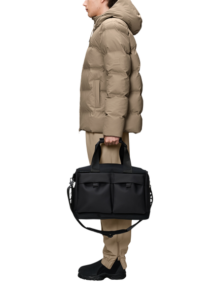 Rains Small Otaru Weekend Bag, 23L, 01 Black - view 2, 01 Black