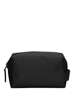 Rains Small Zipped Wash Bag, 3L, 01 Black
