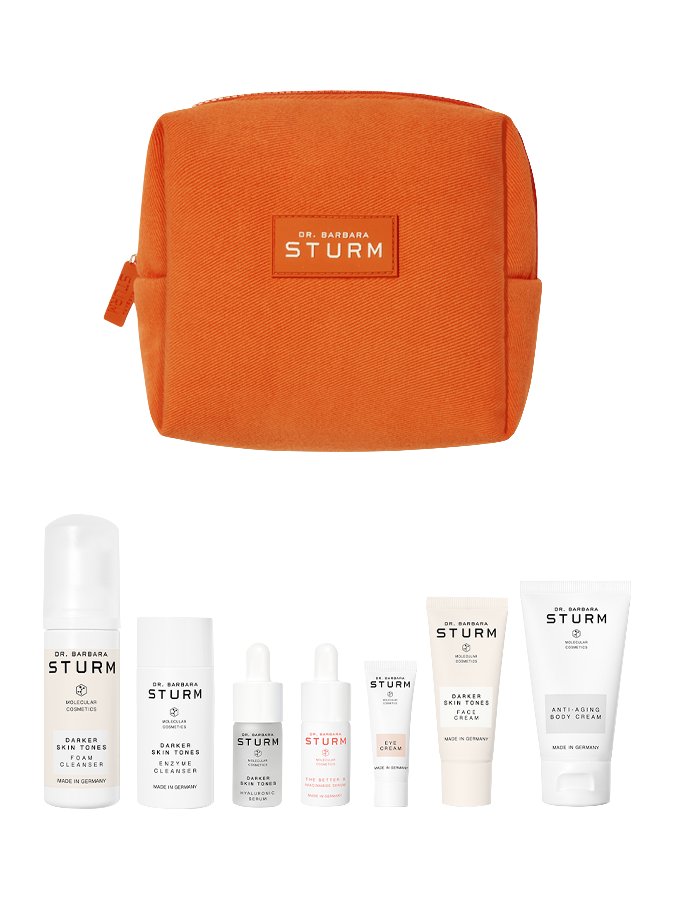 Product image 1 of 3, which shows Dr. Barbara Sturm Darker Skin Tones Collection Discovery Skincare Gift Set