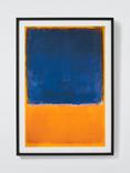 John Lewis Mark Rothko 'Untitled, 1950' Framed Print & Mount, 104 x 73.5cm, Blue/Orange