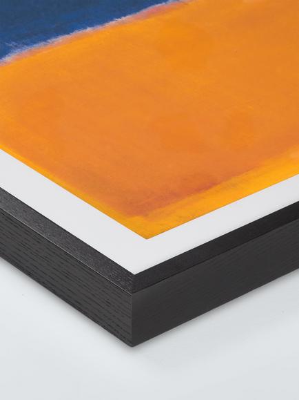 John Lewis Mark Rothko 'Untitled, 1950' Framed Print & Mount, 104 x 73.5cm, Blue/Orange - view 2, Multi