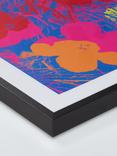 John Lewis Andy Warhol 'Flowers, 1970' Framed Print & Mount, 52.5 x 52.5cm, Multi