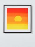 John Lewis Andy Warhol 'Sunset (Orange and Yellow), 1972' Framed Print & Mount, 52.5 x 52.5cm