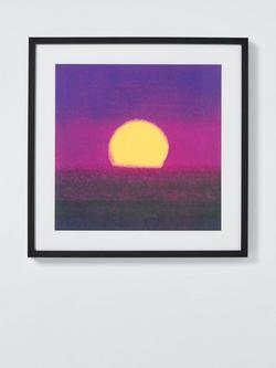 John Lewis Andy Warhol 'Sunset (Purple), 1972' Framed Print & Mount, 52.5 x 52.5cm, Purple