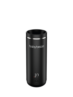 Baby Brezza SuperFast Portable Bottle Warmer, Black, Black