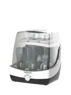 Baby Brezza SuperFast Steriliser & Dryer, White, White