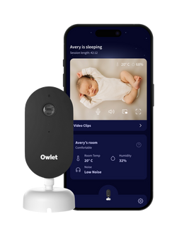 Owlet Dream Sight Baby Monitor, White, White