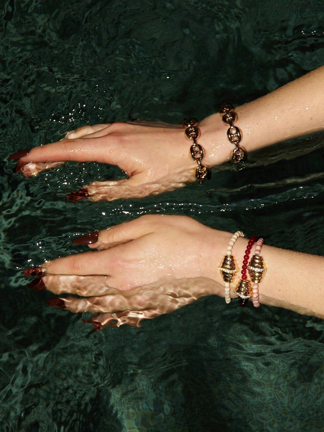 Product image 3 of 4, which shows By Alona Capri Bracelet, Gold