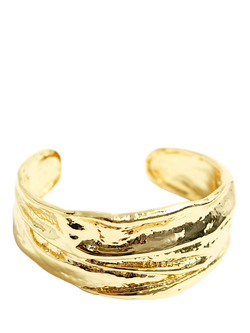 By Alona Carmen Cuff Bangle, Gold, Gold