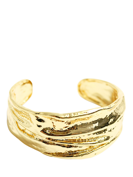 By Alona Carmen Cuff Bangle, Gold, Gold