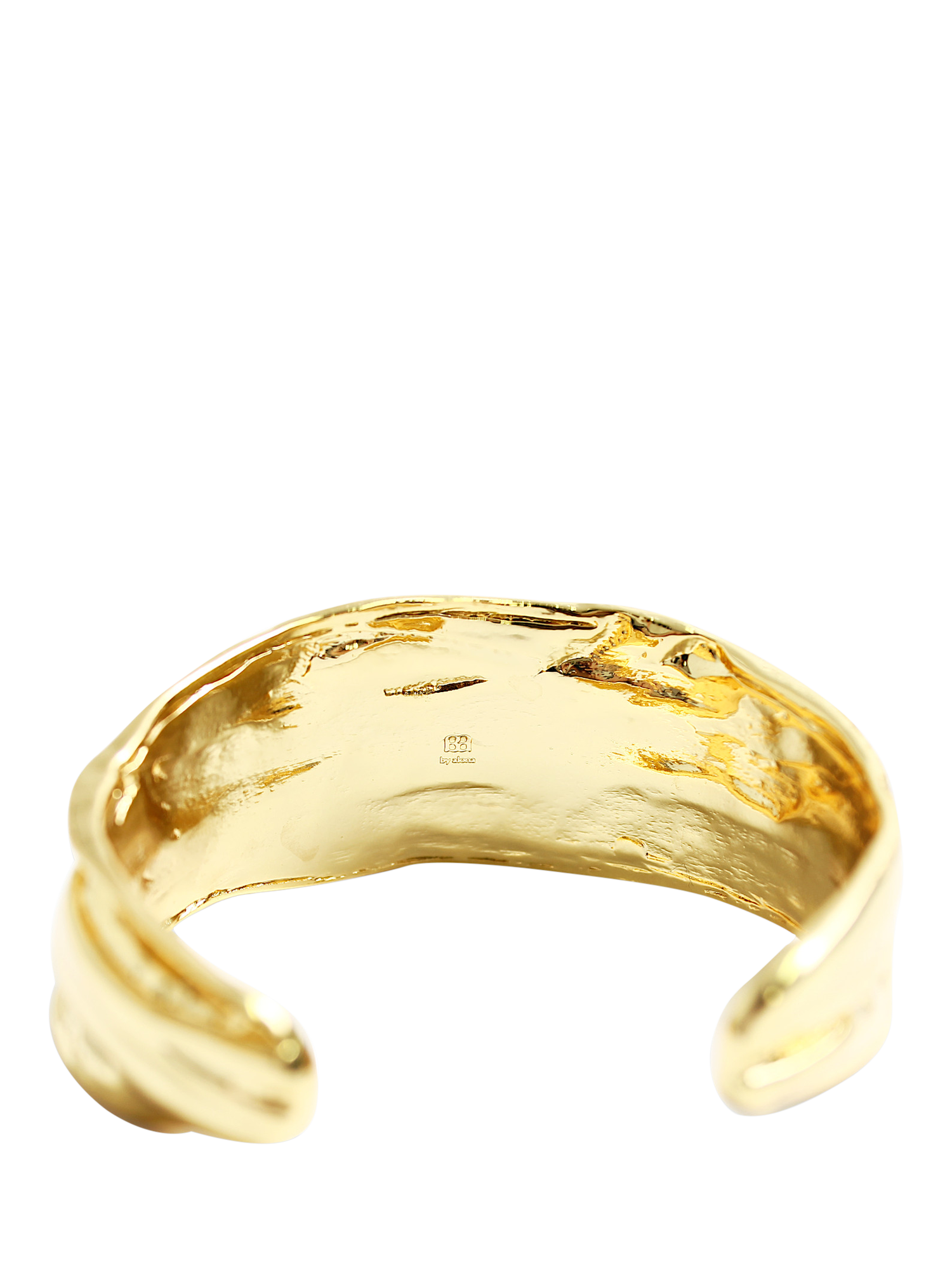 Product image 3 of 4, which shows By Alona Carmen Cuff Bangle, Gold