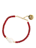 By Alona Verity Bracelet, Red/Gold