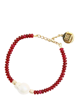 By Alona Verity Bracelet, Red/Gold
