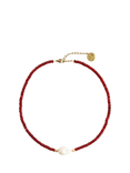 By Alona Verity Necklace, Red/Gold