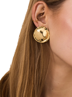 By Alona Dune Clip Earrings - view 2, Gold