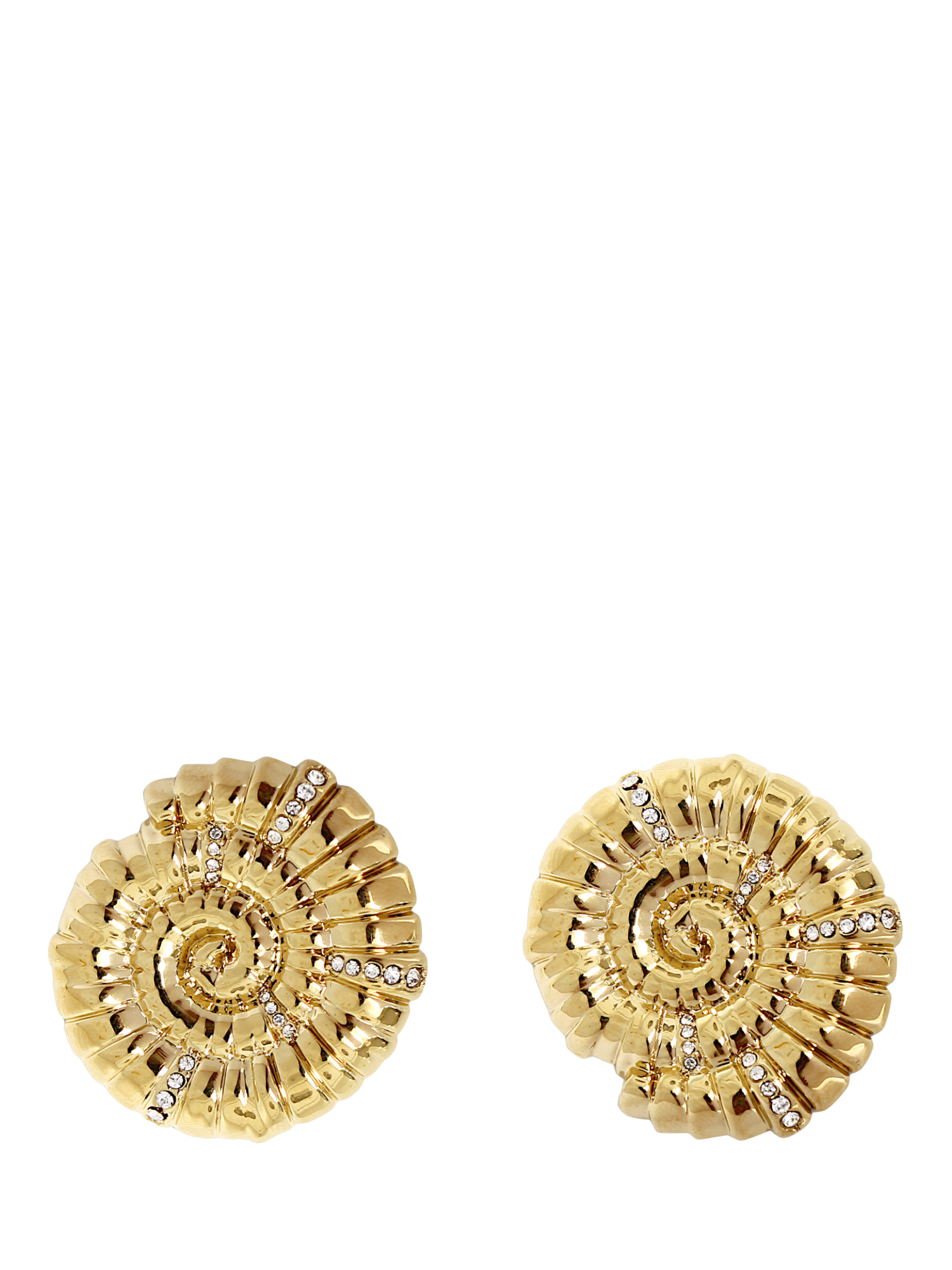 Product image 1 of 3, which shows By Alona Galia Stud Earrings, Gold