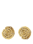 By Alona Galia Stud Earrings, Gold