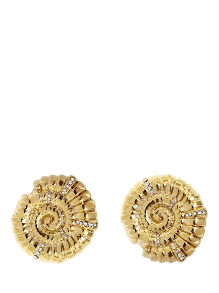 By Alona Galia Stud Earrings, Gold, Gold