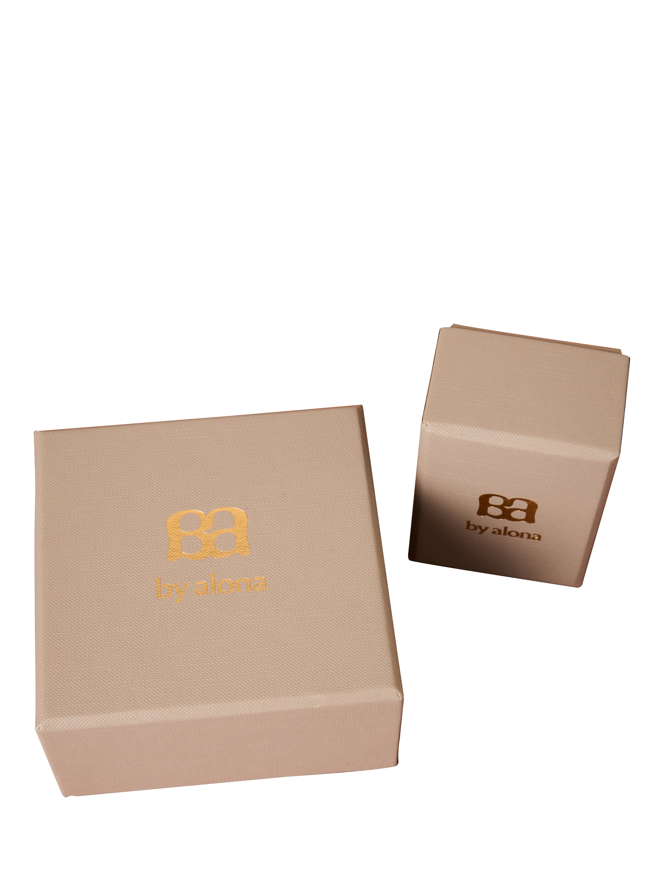 Product image 3 of 3, which shows By Alona Galia Stud Earrings, Gold