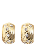 By Alona Nele Demi Hoop Clip Earrings. Gold