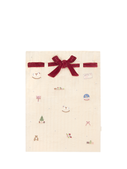 Avery Row Embroidered Christmas Presents Sack, Multi