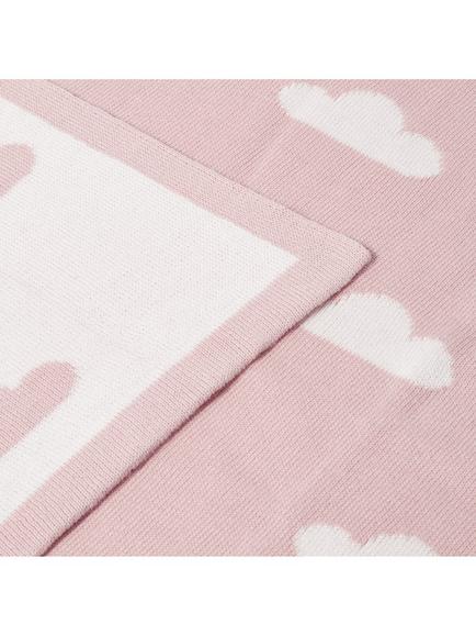 Katie Loxton Printed Baby Blanket, Pink - view 2, Pink