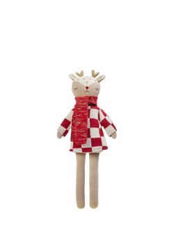 Avery Row Knitted Reindeer Doll, Multi